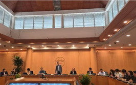 Hội nghị trực tuyến tại điểm cầu của UBND xã Ngọc Hồi: Lấy ý kiến quy hoạch tổng thể tầm nhìn 100 năm