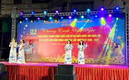 XÃ THANH TRÌ: CHƯƠNG TRÌNH VĂN NGHỆ CHÀO MỪNG THÀNH CÔNG CUỘC BẦU CỬ ĐẠI BIỂU QUỐC HỘI KHÓA XVI VÀ ĐẠI BIỂU HĐND CÁC CẤP NHIỆM KỲ 2026 – 2031