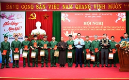 Xã Thượng Phúc tổ chức gặp mặt, tặng quà thanh niên lên đường nhập ngũ và đón nhận quân nhân xuất ngũ năm 2026