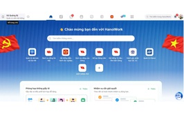 Cán bộ, công chức, viên chức xã Quảng Bị tham gia tập huấn Hệ thống theo dõi, đôn đốc nhiệm vụ và Không gian làm việc số HanoiWork