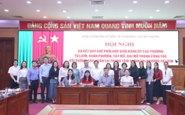 Hội nghị sơ kết Quy chế phối hợp công tác bồi dưỡng, tập huấn giữa các Đảng ủy phường Từ Liêm, Xuân Phương, Tây Mỗ và Đại Mỗ


