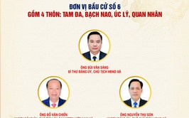 Đơn vị bầu cử số 6 xã Tam Hưng bầu đủ 5 đại biểu HĐND khóa XXIII