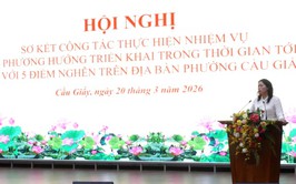 Cầu Giấy quyết liệt khơi thông 5 “điểm nghẽn” để xây dựng đô thị văn minh