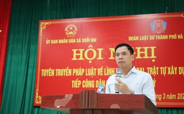   Xã Suối Hai: Hơn 200 người dân được tuyên truyền, tư vấn pháp luật miễn phí