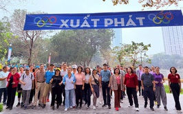 Phường Nghĩa Đô phát động Ngày chạy Olympic vì sức khỏe toàn dân năm 2026