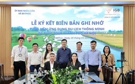 IGB Group và UBND xã Đa Phúc thống nhất hợp tác phát triển phần mềm du lịch thông minh