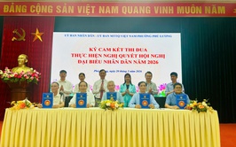 Phường Phú Lương tổ chức hội nghị đại biểu nhân dân năm 2026