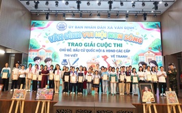 UBND xã Vân Đình trao giải Cuộc thi “Vân Đình – Vui ngày hội non sông”