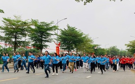 Trên 600 vận động viên phường Tây Tựu sôi nổi tham gia Ngày chạy Olympic vì sức khoẻ toàn dân và Giải chạy Báo Hà Nội Mới năm 2026