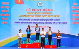 Sôi nổi Ngày chạy Olympic vì sức khỏe toàn dân phường Tùng Thiện năm 2026 : Lan tỏa tinh thần 
“ Khỏe để xây dựng và bảo vệ Tổ Quốc ’’