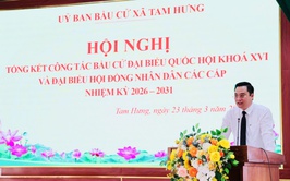 Xã Tam Hưng: Bầu đủ 23 đại biểu HĐND cấp xã nhiệm kỳ 2026-2031