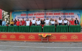 Sôi nổi ngày chạy olympic vì sức khỏe toàn dân tại xã phú xuyên năm 2026