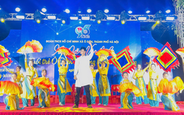 Đoàn Thanh niên xã Ô Diên tưng bừng Hội diễn văn nghệ