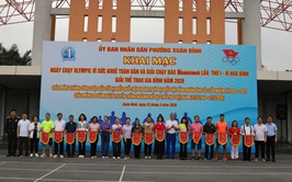 Phường Xuân Đỉnh: hơn 800 người dân tham gia hưởng ứng Ngày chạy Olympic vì sức khỏe toàn dân năm 2026 và giải chạy báo Hànộimới lần thứ 1 - Vì hòa bình năm 2026