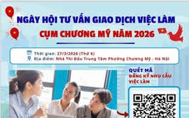 Ngày 27/3/2026 - Ngày hội tư vấn và giao dịch việc làm cụm Chương Mỹ năm 2026