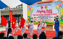 Trường Tiểu học Nam Phong tổ chức Ngày hội “Thiếu nhi vui khỏe – Tiến bước lên Đoàn”