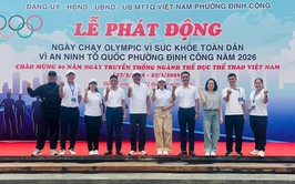 Phường Định Công: Sôi nổi Ngày chạy Olympic Vì sức khỏe toàn dân - Vì an ninh Tổ quốc
