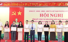 Kiến Hưng tổng kết công tác bầu cử, tỷ lệ cử tri đi bầu đạt 99,67%