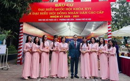 Không khí Ngày hội toàn dân tại Trường Mầm non Trung Tự