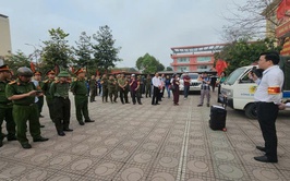 UBND phường Đông Ngạc tổ chức cưỡng chế kiểm đếm bắt buộc thực hiện dự án xây dựng đường Tây Thăng Long