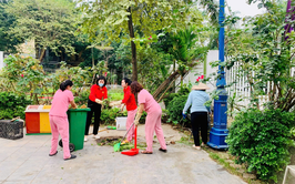 Trường mầm non Yên Sở tăng cường các biện pháp phòng chống dịch bệnh giao mùa xuân, hè cho trẻ