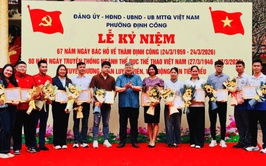 Định Công: Lễ kỷ niệm 67 năm ngày Bác Hồ về thăm Định Công và 80 năm ngày truyền thống ngành Thể thao Việt Nam