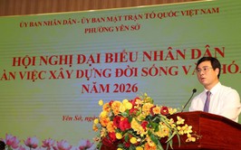 Phường Yên Sở phát huy dân chủ, nâng cao chất lượng đời sống văn hóa ở cơ sở