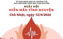 Xã Thường Tín tổ chức Ngày hội Hiến máu tình nguyện đợt I năm 2026