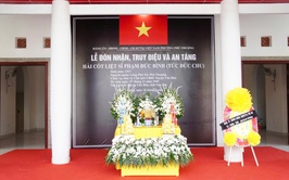 Phường Phú Thượng trang trọng tổ chức lễ đón nhận, truy điệu và an táng liệt sĩ Phạm Đức Bình (tức Đức Chu)
