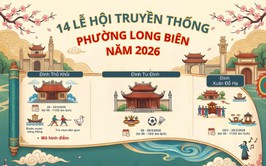 Tưng bừng chuỗi 14 Lễ hội truyền thống phường Long Biên năm 2026