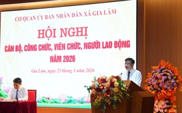 UBND XÃ GIA LÂM TỔ CHỨC HỘI NGHỊ CÁN BỘ, CÔNG CHỨC, VIÊN CHỨC, NGƯỜI LAO ĐỘNG NĂM 2026