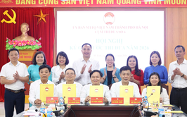 Cụm thi đua số 6: Ký giao ước thi đua năm 2026