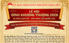 THÔNG BÁO TỔ CHỨC LỄ HỘI TRUYỀN THỐNG ĐÌNH KHƯƠNG THƯỢNG - XUÂN BÍNH NGỌ 2026