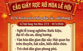 Cầu Giấy rực rỡ mùa lễ hội: Hai lễ hội truyền thống đặc sắc cùng diễn ra cuối tháng 3