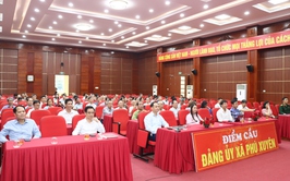 PHÚ XUYÊN DỰ TRỰC TUYẾN HỘI NGHỊ TỔNG KẾT CÔNG TÁC BẦU CỬ CỦA THÀNH PHỐ HÀ NỘI