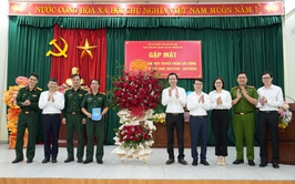 Ban Chỉ huy Quân sự xã Thuận An gặp mặt kỷ niệm 91 năm ngày truyền thống dân quân tự vệ