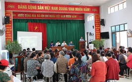 Tam Hưng tổ chức hội nghị họp dân thôn Quảng Minh triển khai công tác GPMB dự án khu đô thị mới Mỹ Hưng - Cienco5