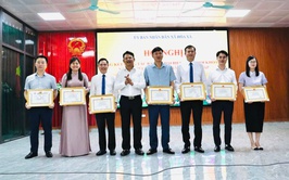 Hoà Xá tổng kết công tác bầu cử khen thưởng 103 tập thể, cá nhân