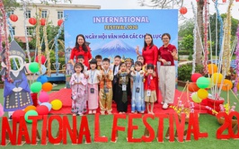 Sôi nổi Ngày hội trải nghiệm văn hóa các châu lục tại Trường Mầm non Minh Tân