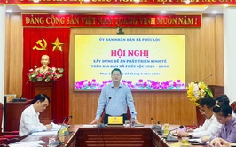 UBND xã Phúc Lộc tổ chức Hội nghị xây dựng Đề án phát triển kinh tế giai đoạn 2026–2030