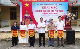 KHAI MẠC GIẢI THỂ THAO HỌC SINH PHỔ THÔNG XÃ ỨNG HÒA NĂM HỌC 2025–2026.