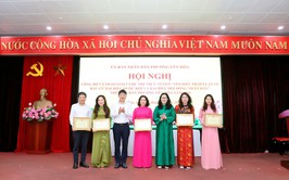 Phường Yên Hòa công bố và trao giải Cuộc thi trực tuyến “Tìm hiểu pháp luật về bầu cử đại biểu Quốc hội và đại biểu Hội đồng nhân dân các cấp nhiệm kỳ 2026 - 2031”
