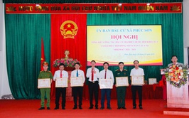 Hội nghị tổng kết công tác bầu cử đại biểu Quốc hội khóa XVI và đại biểu HĐND các cấp nhiệm kỳ 2026 – 2031 tại xã Phúc Sơn