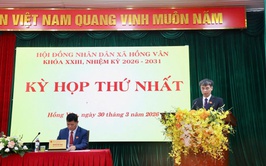 HĐND xã Hồng Vân tổ chức thành công kỳ họp thứ nhất nhằm kiện toàn tổ chức bộ máy chính quyền cho nhiệm kỳ mới