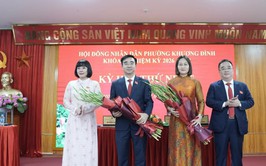 Phường Khương Đình kiện toàn các chức danh lãnh đạo HĐND và UBND