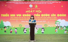 Rực rỡ Ngày hội “Thiếu nhi vui khỏe – Tiến bước lên Đoàn” – Bản hòa ca sức trẻ của cô và trò trường Tiểu học Cổ Nhuế 2B