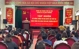 Trên 220 đại biểu tham dự lớp Tập huấn hệ thống thông tin giải quyết thủ tục hành chính của Đảng