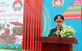 Ban CHQS xã Trần Phú phối hợp với Trường THPT Nguyễn Văn Trỗi tuyên truyền tuyển sinh quân sự năm 2026