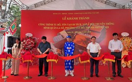 Phường Tây Hồ: Lễ khánh thành công trình tu bổ, tôn tạo di tích Đình Quán La Sở