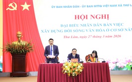 HỘI NGHỊ ĐẠI BIỂU NHÂN DÂN XÃ THƯ LÂM BÀN VIỆC XÂY DỰNG ĐỜI SỐNG VĂN HÓA Ở CƠ SỞ 
NĂM 2026
